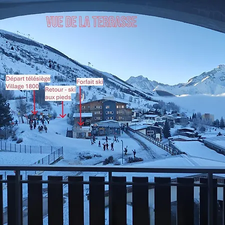 アパート Au Pied Des Pistes Avec Superbe Vue *